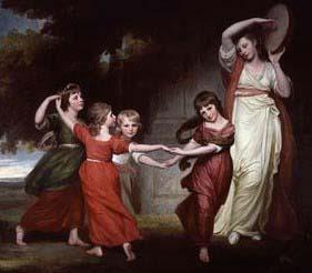 George Romney The five youngest children of Granville Leveson-Gower, 1st Marquess of Stafford
